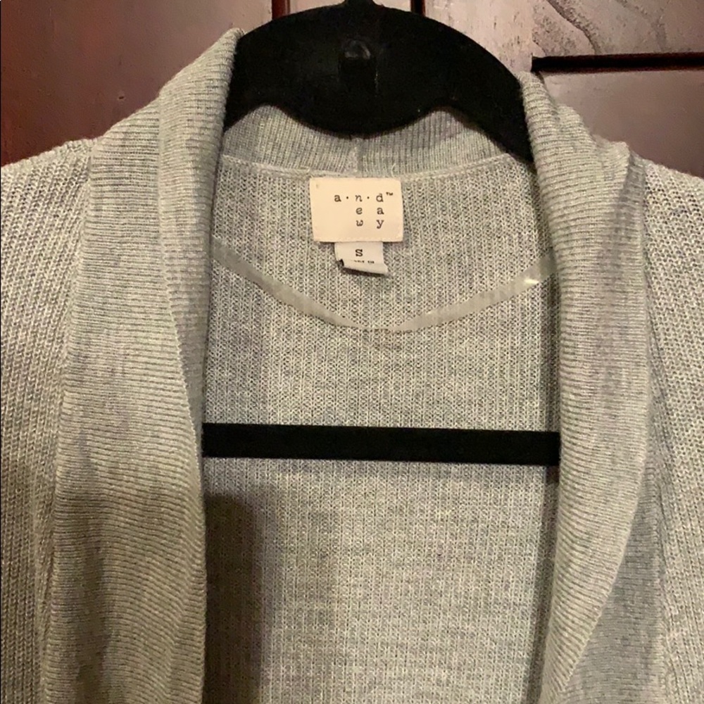 Cocoon Gray Open Front Cardigan - Picture 2 of 2